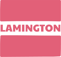 לוגו Lamington TLV - מאפית עוגות למינגטון בתל אביב, משלוחי מארזי עוגות לאירועים, חגיגות, עידוד בבידוד וסתם כדי לפנק ולהתפנק